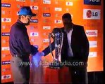Actor Fardeen Khan unveils 2003 ICC Cricket World Cup trophy of 60 cm height
