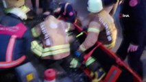 Üsküdar'da Yangına Müdahale Eden İtfaiye Eri Çatıdan Beton Zemine Düştü