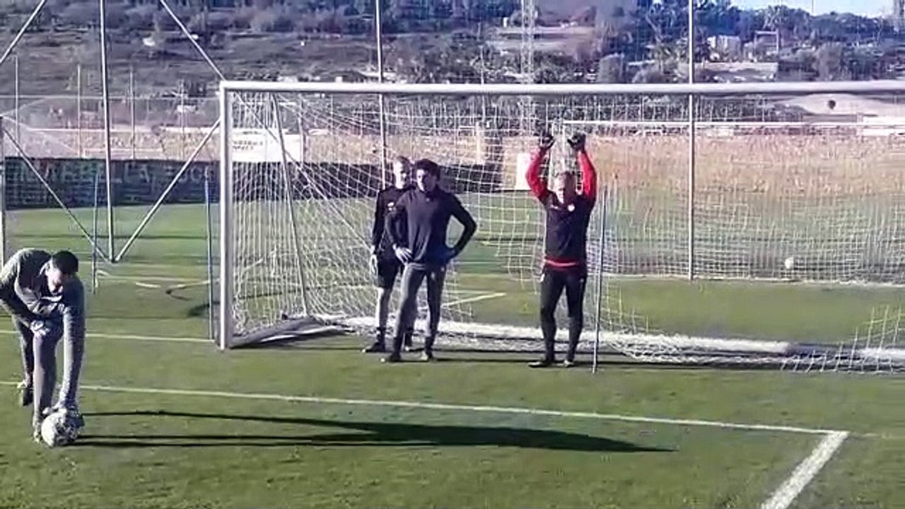 Le Standard en stage: les gardiens à l'entraînement