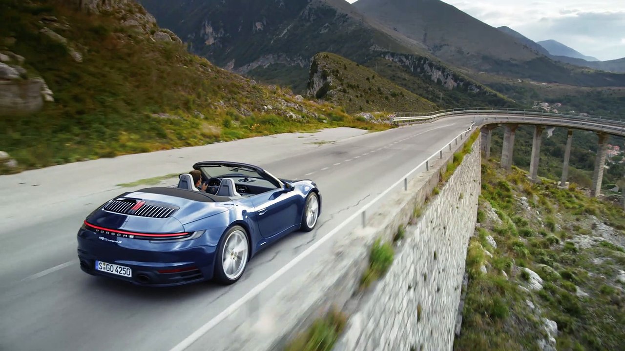 2019 Porsche 911 Cabriolet Carrera 4S typ 992  - HD official movie