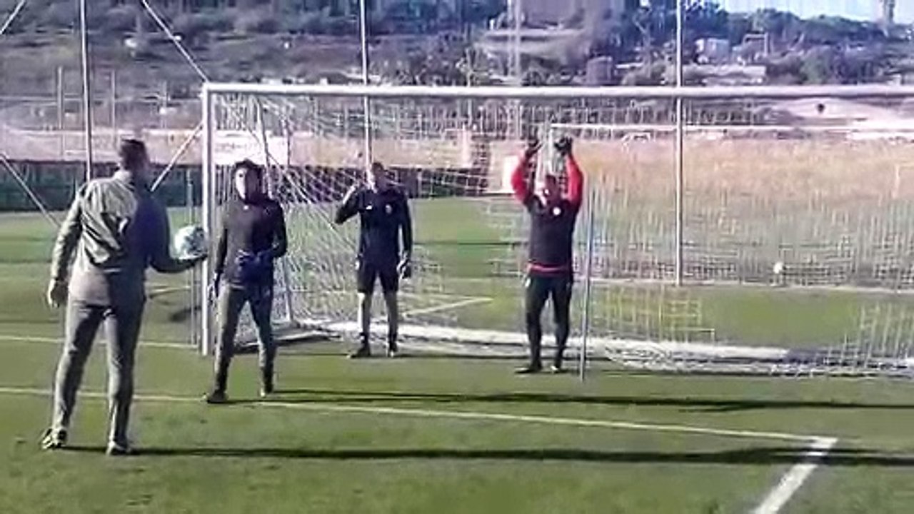 Le Standard en stage: les gardiens à l'entraînement