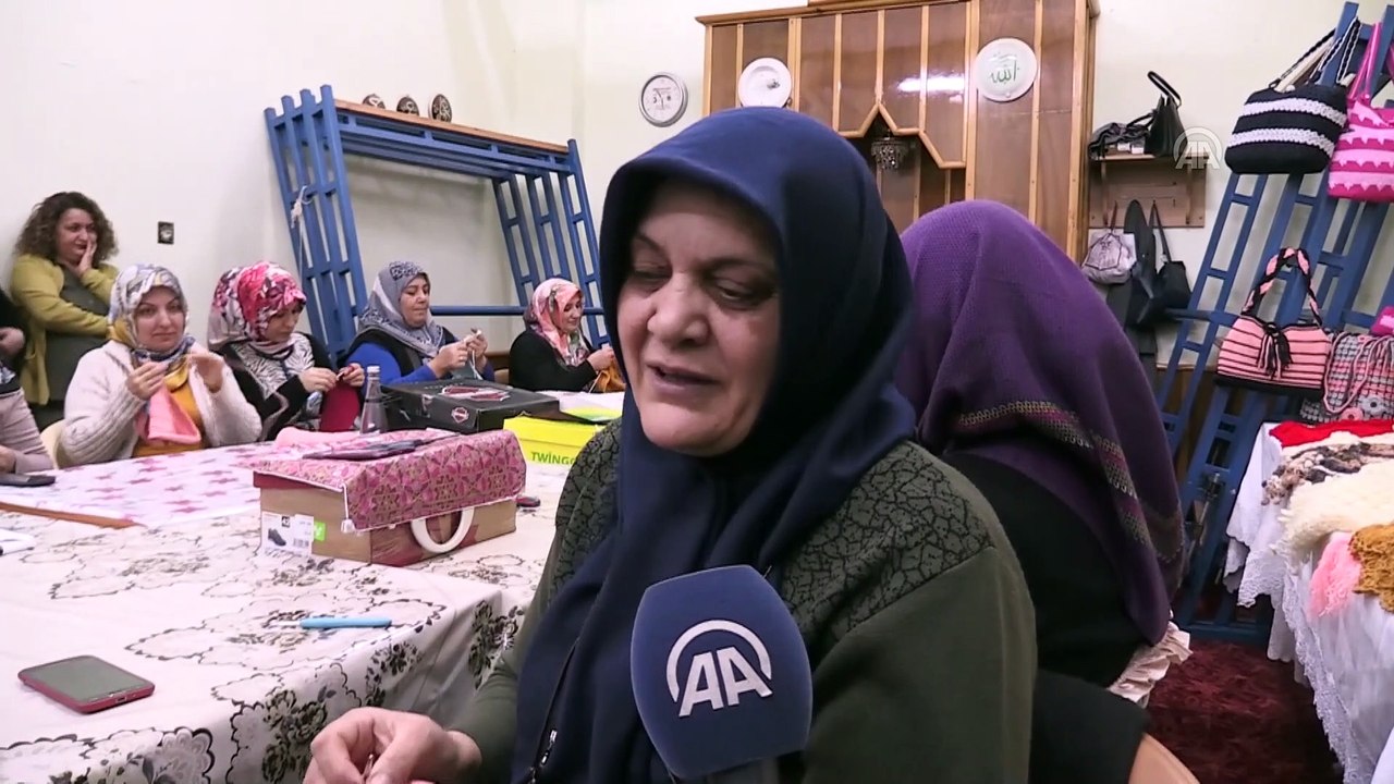 Kanseri el işi örgü ile yeniyorlar - ERZİNCAN