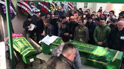 Otomobil dereye uçmuş, 8 kişi hayatını kaybetmişti... Feci kazada can veren Öner çifti son yolculuklarına uğurlandı