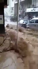 العاصفة التى ضربت لبنان