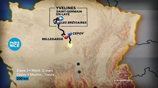 Paris-Nice 2019 - Tout sur le parcours de la 77e édition de Paris-Nice