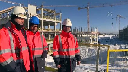 Bakan Kurum, Yargıtay binası inşaatını inceledi - ANKARA