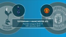 H2H - Tottenham v Manchester United