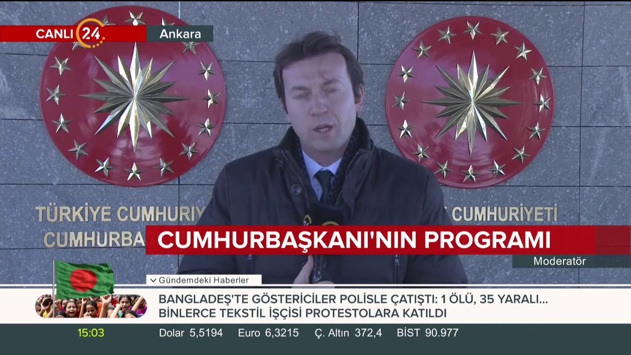 Cumhurbaşkanı'nın programı