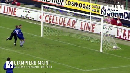 Our best goals against Sampdoria