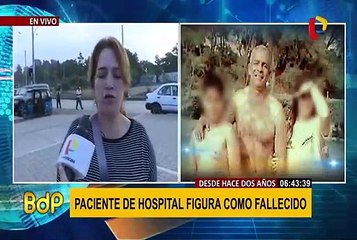 Negligencia en Reniec: paciente hospitalizado no puede acceder a SIS por figurar como fallecido
