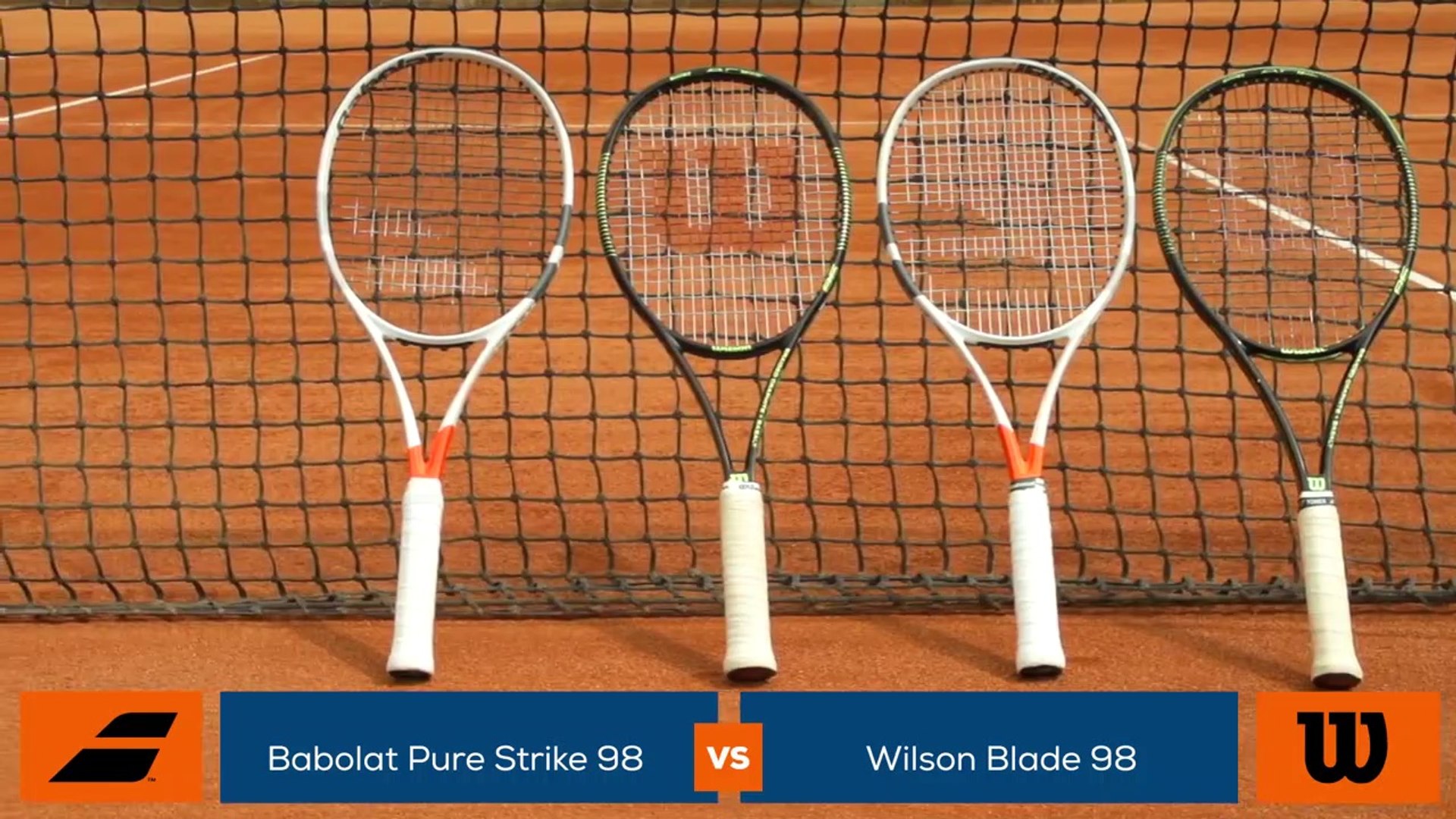 Tennis Test Matériel - On a testé pour vous la Wilson Blade 98 et la Babolat  Pure Strike 98 - Vidéo Dailymotion