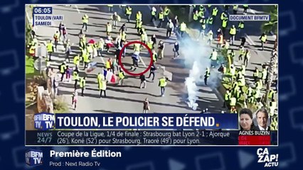 Toulon: Le commandant frappé par des «gilets jaunes» - ZAPPING ACTU DU 09/01/2019