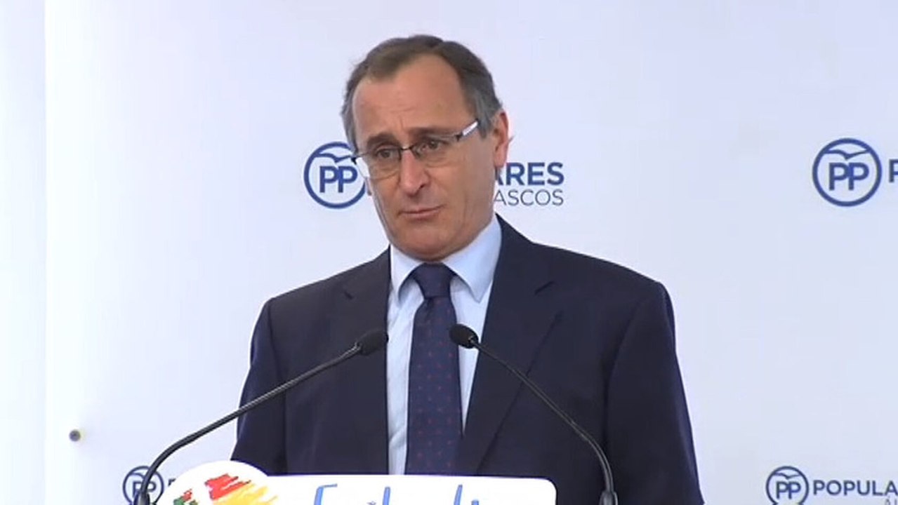 Alfonso Alonso: "A VOX le falta un hervor, les cuesta mucho pasar de la demagogia a la política"