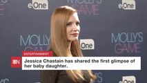 Jessica Chastain Was Thinking Of Her New Baby While Getting Ready For The Golden Globes