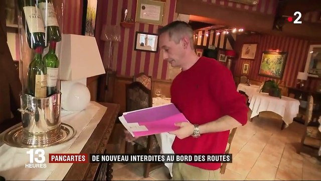 Commerce : les restaurateurs en colère contre la loi sur l'affichage de panneaux