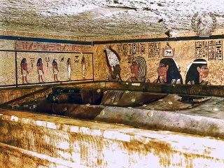 Fotografías en color del descubrimiento de la Tumba de Tutankamón
