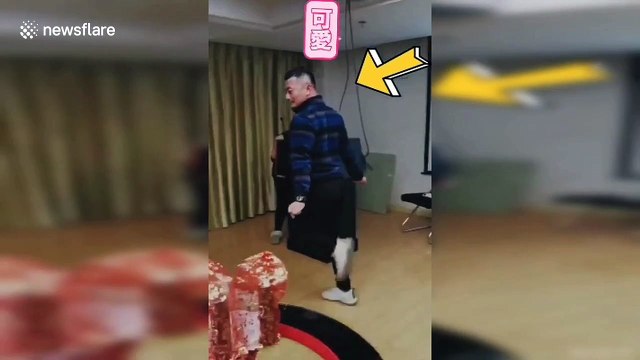 Barber accidentally shaves 'play button' on man's head