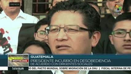 Guatemala: presentan amparos contra anulación del acuerdo de Cicig