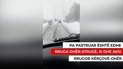 Strugë, rrugët të pa pastruara nga bora
