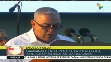 Conmemoran en La Habana 60 años de la Caravana de la Libertad