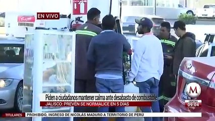 Piden mantener calma ante desabasto de combustible en Jalisco