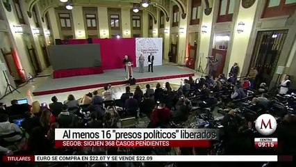 Gobierno ha liberado a 16 "presos políticos"; revisan más casos