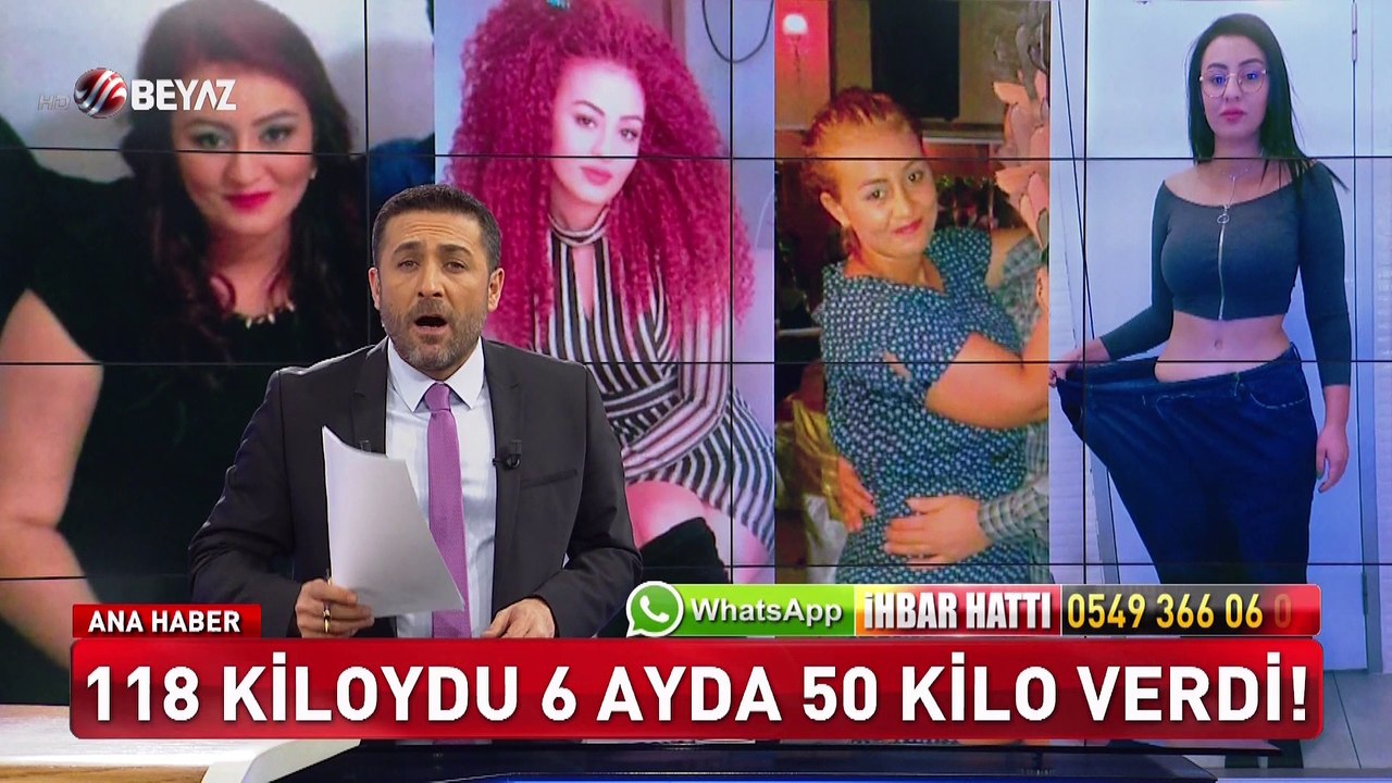 118 kiloydu 6 ayda 50 kilo verdi
