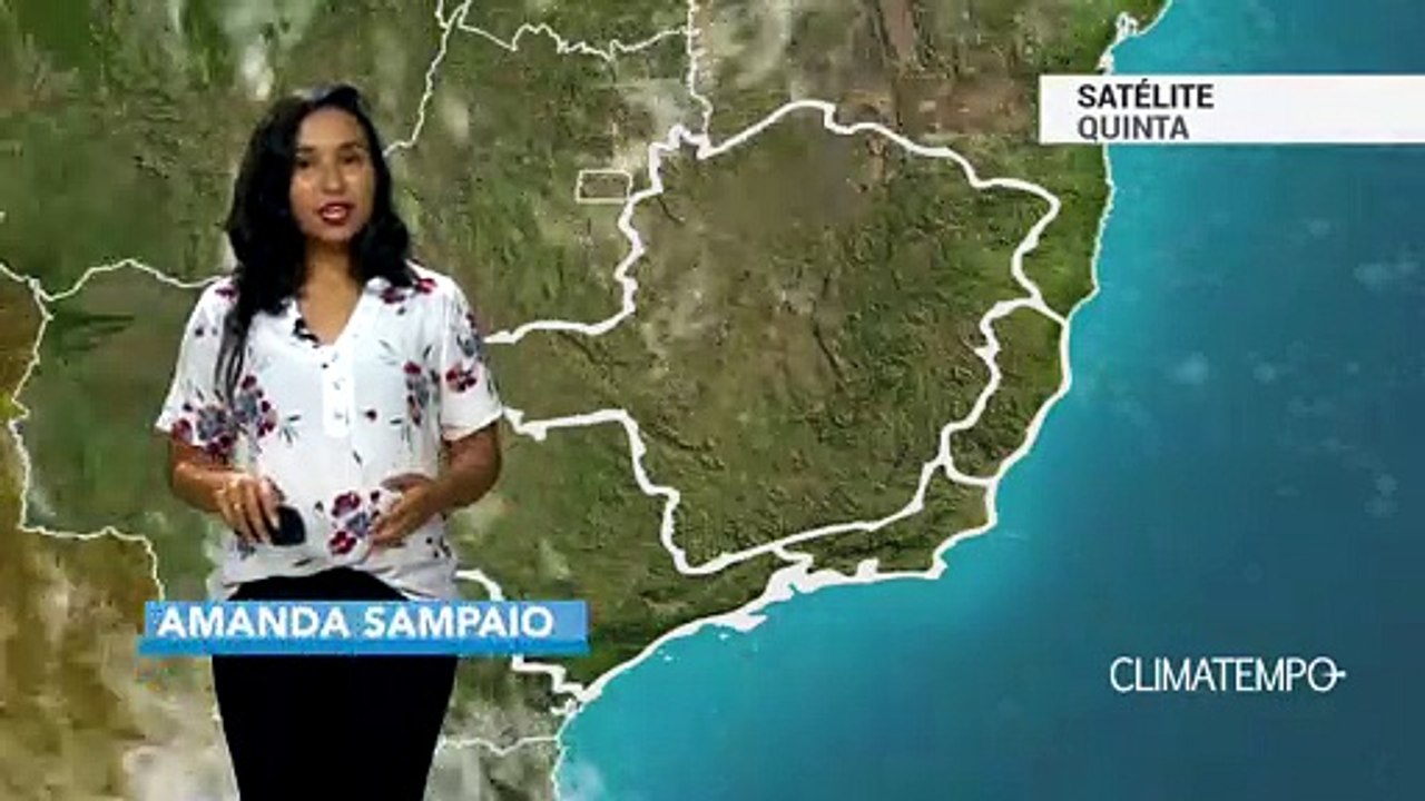 Previsão Sudeste – Volta a chover no ES e norte de MG nesta quinta