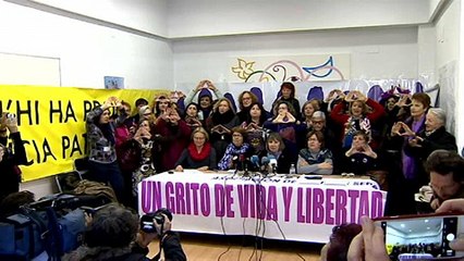 Feministas españolas contra partidos que rechazan ley de violencia machista