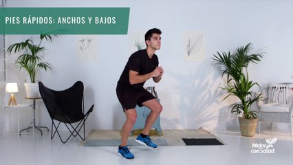 Pies rápidos anchos y bajos (hombre)