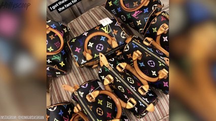 Kim Kardashian Buys Baby Stormi & All The Babies In Her Family Louis Vuitton Bags!