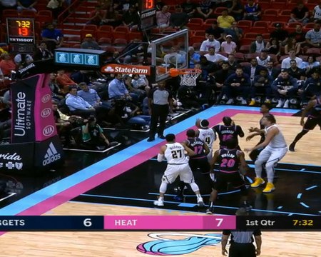 كرة سلة: ان بي آي: قصّة اليوم: ثلاثيّة يوكيتش المزدوجة تهدي ناغتس فوزًا ثمينًا أمام هيت