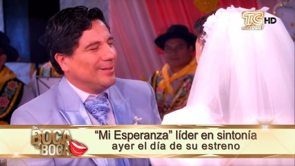 “Mi Esperanza” líder en sintonía ayer el día de su estreno