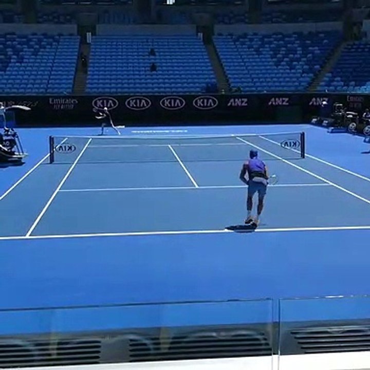 Rafael Nadal Practice in Australian Open 2019