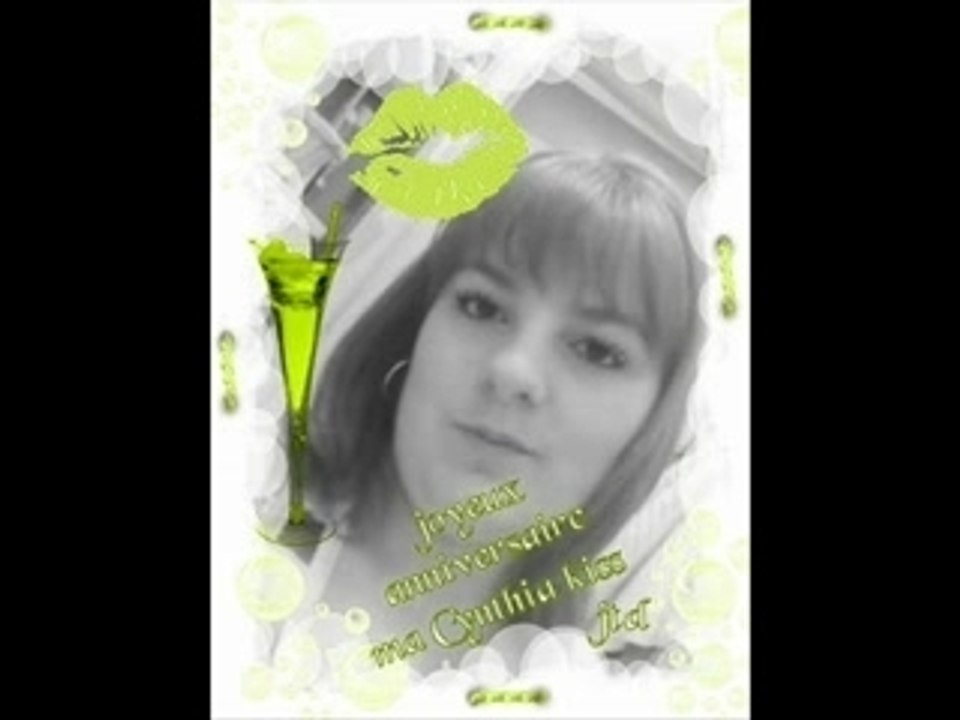 Anniversaire cynthia