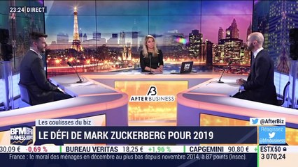 Les coulisses du biz: focus sur le défi de Mark Zuckerberg pour 2019 - 09/01