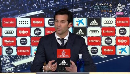 Solari: "El trabajo más ingrato de un entrenador es hacer una alineación, siempre se queda gente fuera"