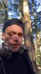 Fabio protagonizó aterradora escena en un bosque de Japón