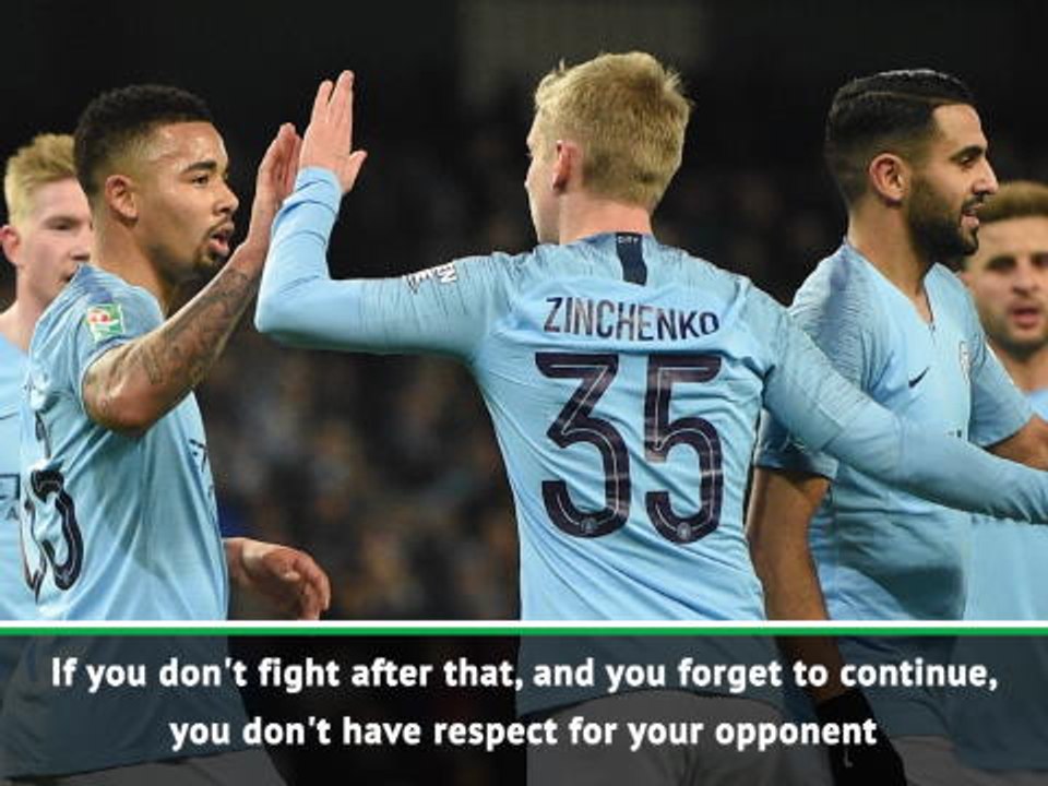 Man City respected the competition by scoring nine against Burton - Guardiola