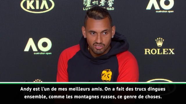 ATP - Retraite - Kyrgios, l'hommage à Murray