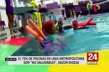 Digesa: 73% de piscinas en Lima son no saludables