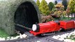 Thomas and Friends Tom Moss Tunnel Mystery Prank with the Funny funlings pulling an accident prank, where Thomas James and Percy think they hear monsters in the tunnel - A fun toy story for kids and preschool children