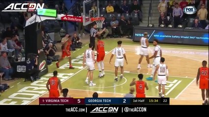 Virginia Tech vs. Georgia Tech Basketball Highlights (2018-19)