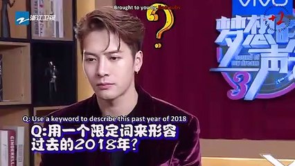 [EngSub] 190109 Sound of My Dream Jackson Wang Speed Q&A