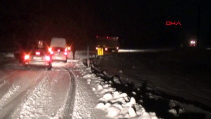 Zonguldak’ta 43 köy yolu ulaşıma kapalı