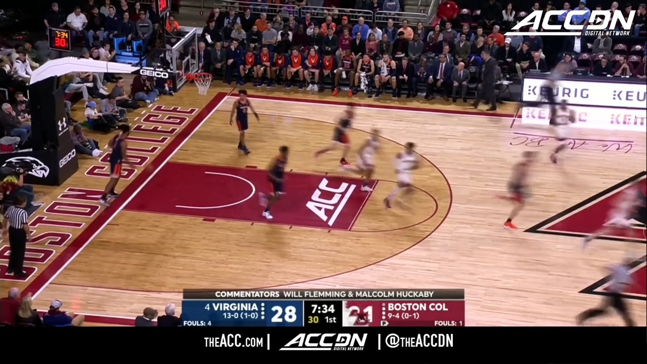 Virginia vs. Boston College Highlight (2018-19)