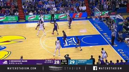 No. 25 TCU vs. No. 7 Kansas Basketball Highlights (2018-19)