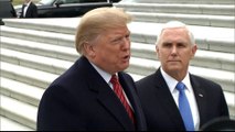US shutdown: Trump 'walks out' of meeting over border wall funds