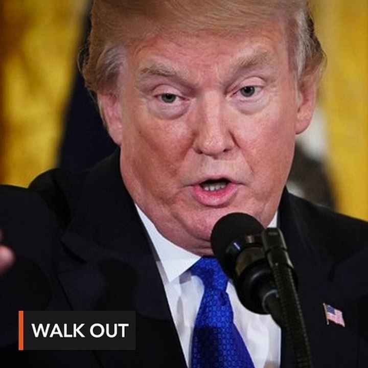 Trump storms out of negotiations on border wall