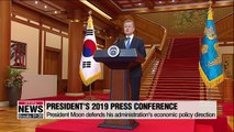 President Moon conducts first press conference of 2019